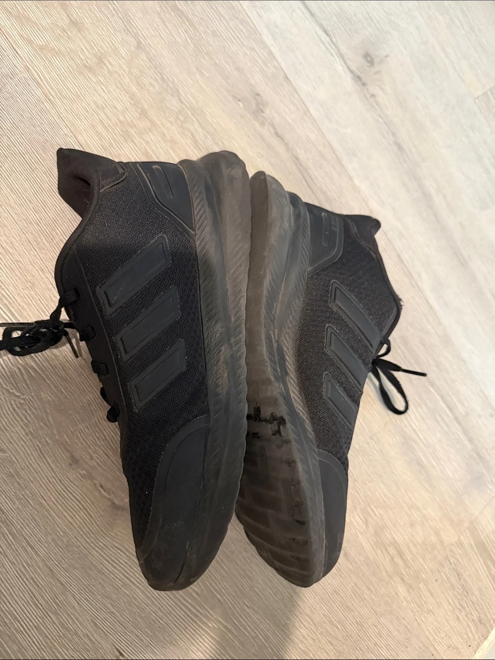 adidas Black Men's Lightweight Sneakers